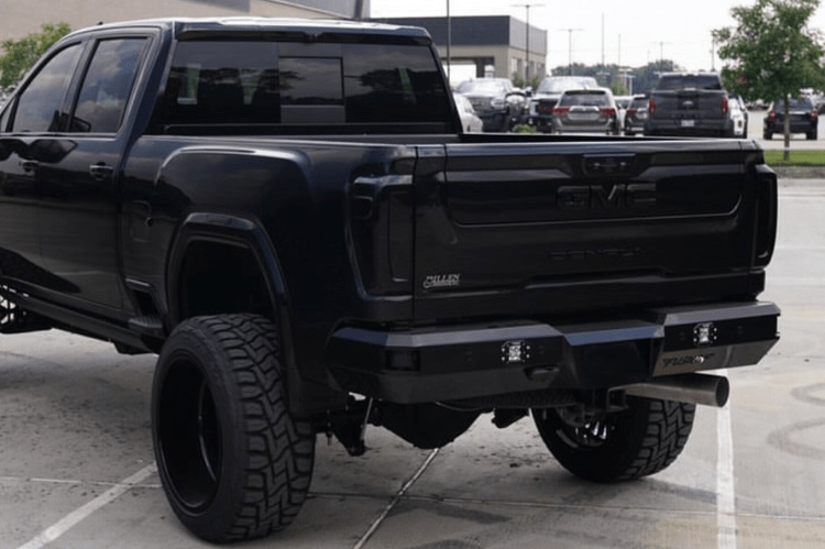 Fusion GMC Sierra 2500/3500 2020-2023 Rear Bumper Raw Finish 2020GMRB