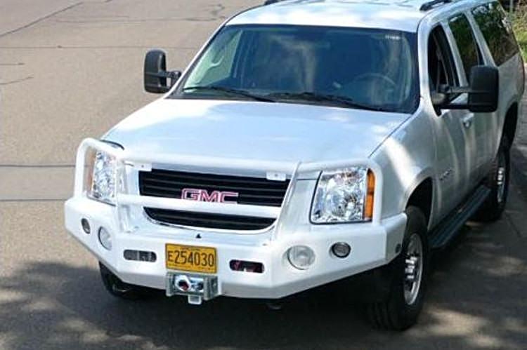 Buckstop GMC Sierra 1500 2007-2014 Front Bumper Winch Ready with Tow Hooks G6CLS