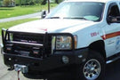Buckstop GMC Sierra 2500/3500 2007-2010 Front Bumper Winch Ready with Tow Hooks G7CLS