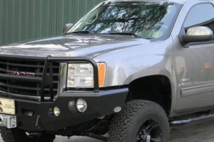Buckstop GMC Sierra 2500/3500 2011-2014 Front Bumper Winch Ready with Tow Hooks G9CLS