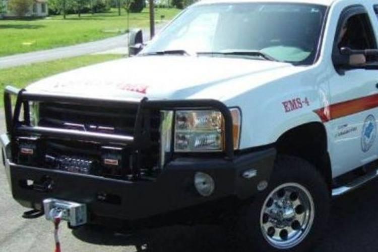 Buckstop GMC Sierra 2500/3500 2011-2014 Front Bumper Winch Ready with Tow Hooks G9CLS