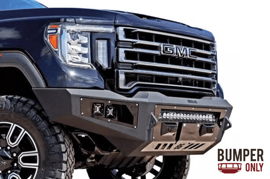 Bodyguard GAG20BN1T GMC Sierra 2500/3500 HD 2020-2023 A2L Base Front Bumper No Sensor Single Light Bar Cutout