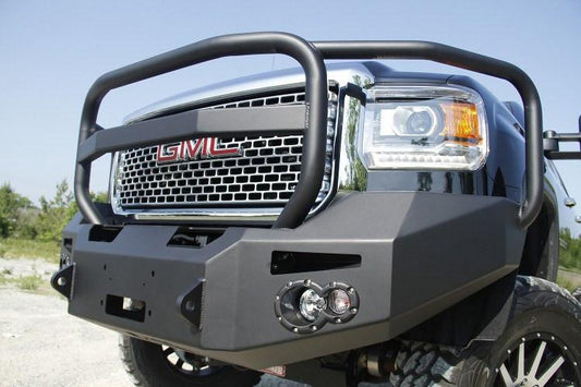 Fab Fours GMC Sierra 2500/3500 2015-2017 Front Bumper Winch Ready with Full Guard GM14-A3150-1