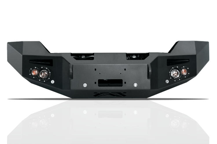 Fab Fours GM14-C3151-1 GMC Sierra 2500/3500 2015-2019 Premium Front Bumper Sensor Winch Ready No Guard