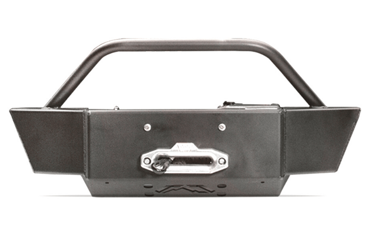 Fab Fours GM15-N3060-1 GMC Sierra 2500/3500 2015-2019 Winch Mount Front Bumper Large Frame