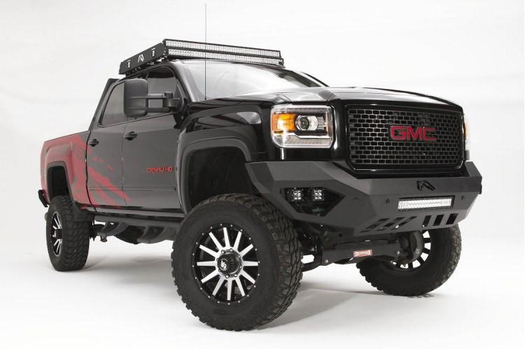 Fab Fours Vengeance Front Bumper GMC Sierra 2500/3500 GM15-V3151-1 2015-2019 Sensor
