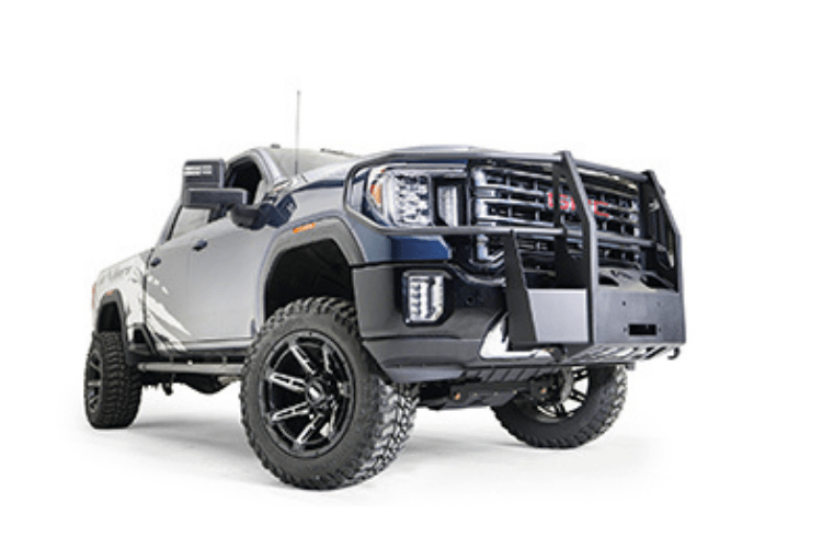 Fab Fours GM20-N5070-1 GMC Sierra 2500/3500 2020-2023 Winch Mount Front Bumper Full Guard