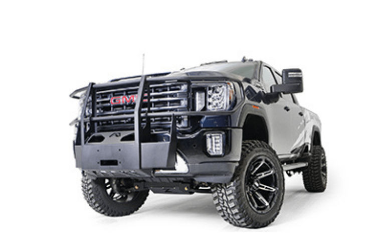 Fab Fours GM20-N5070-1 GMC Sierra 2500/3500 2020-2023 Winch Mount Front Bumper Full Guard