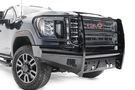 Fab Fours GM20-S5060-1 GMC Sierra 2500/3500 2020-2023 Black Steel Front Bumper With Sensor Full Guard