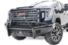 Fab Fours GM20-S5062-1 GMC Sierra 2500/3500 2020-2023 Black Steel Front Bumper With Sensor Pre-Runner Guard