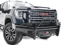 Fab Fours GM20-S5062-1 GMC Sierra 2500/3500 2020-2023 Black Steel Front Bumper With Sensor Pre-Runner Guard