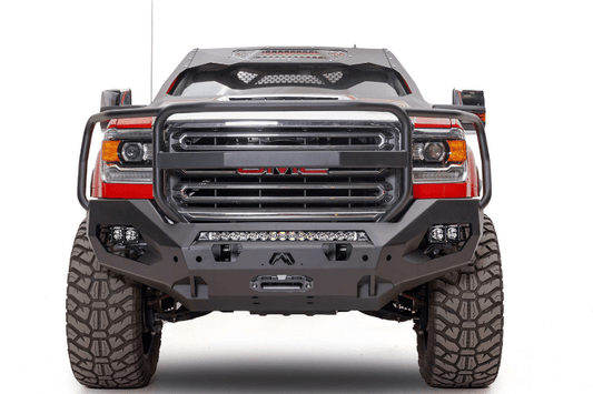 Fab Fours GM20-X5050-1 GMC Sierra 2500/3500 2020-2023 Matrix Front Bumper Winch Ready Full Guard
