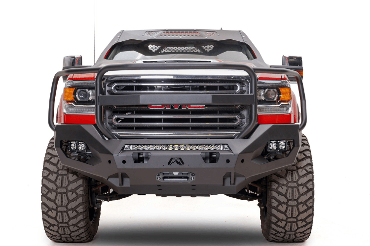 Fab Fours GM20-X5050-1 GMC Sierra 2500/3500 2020-2023 Matrix Front Bumper Winch Ready Full Guard