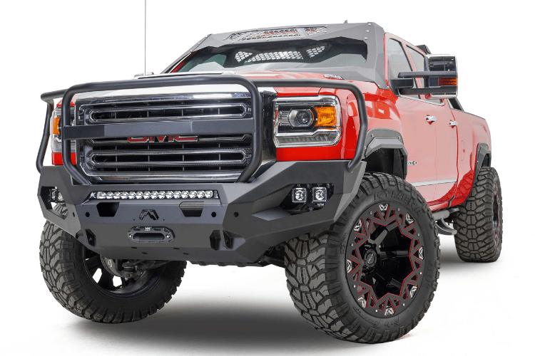 Fab Fours GM20-X5050-1 GMC Sierra 2500/3500 2020-2023 Matrix Front Bumper Winch Ready Full Guard