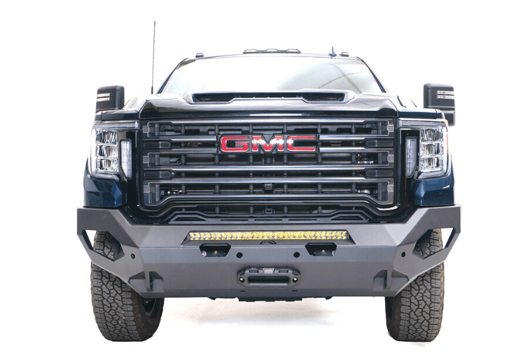 Fab Fours GM20-X5051-1 GMC Sierra 2500/3500 2020-2023 Matrix Front Bumper Winch Ready No Guard
