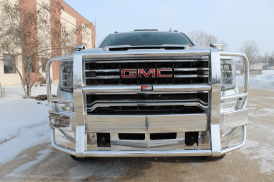 Ali Arc Traditional Aluminum GMC Sierra 2500/3500 2020-2023 Front Bumper Sensors With Rake GMR195S