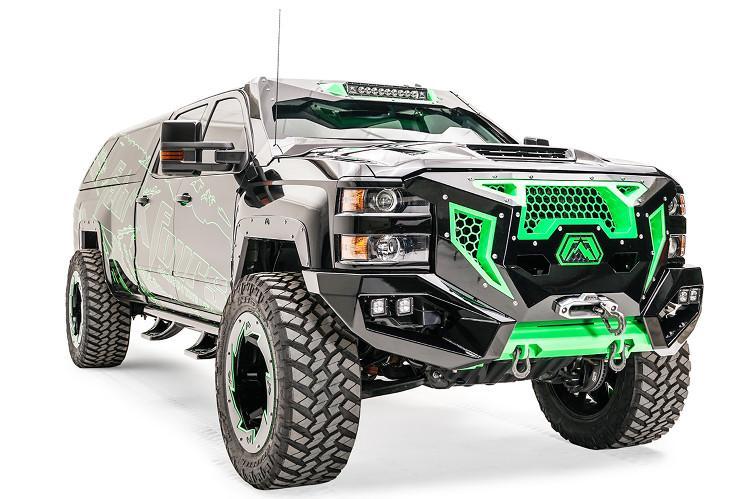 Fab Fours GR3000-1 Grumper Chevy Silverado 2500/3500 HD Front Bumper 2016-2018