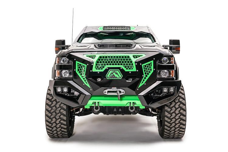 Fab Fours GR3000-1 Grumper Chevy Silverado 2500/3500 HD Front Bumper 2016-2018