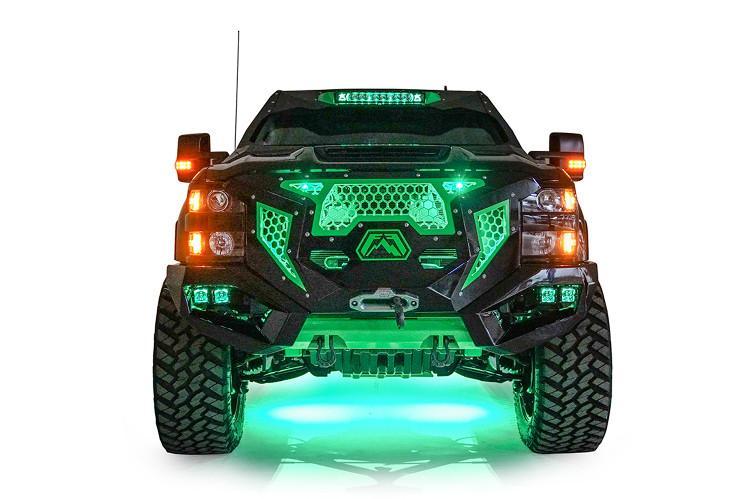 Fab Fours GR3000-1 Grumper Chevy Silverado 2500/3500 HD Front Bumper 2016-2018
