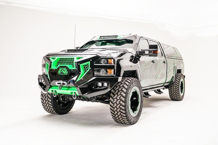 Fab Fours GR3000-1 Grumper Chevy Silverado 2500/3500 HD Front Bumper 2016-2018