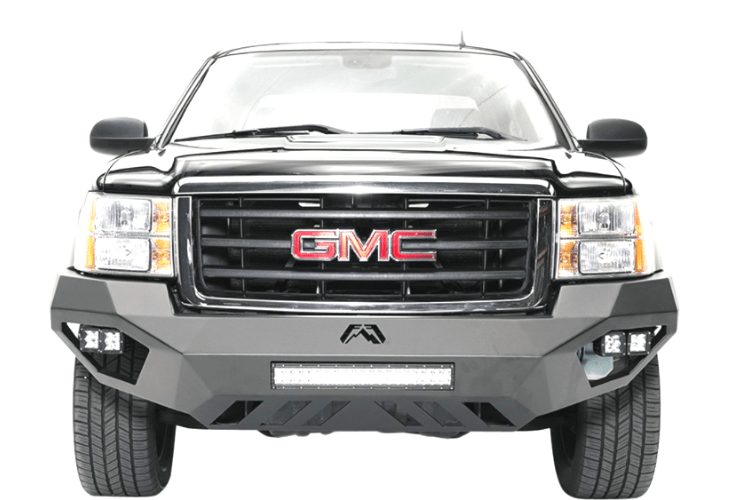 Fab Fours GS07-D2151-1 GMC Sierra 1500 2007-2013 Vengeance Front Bumper No Guard No Sensor