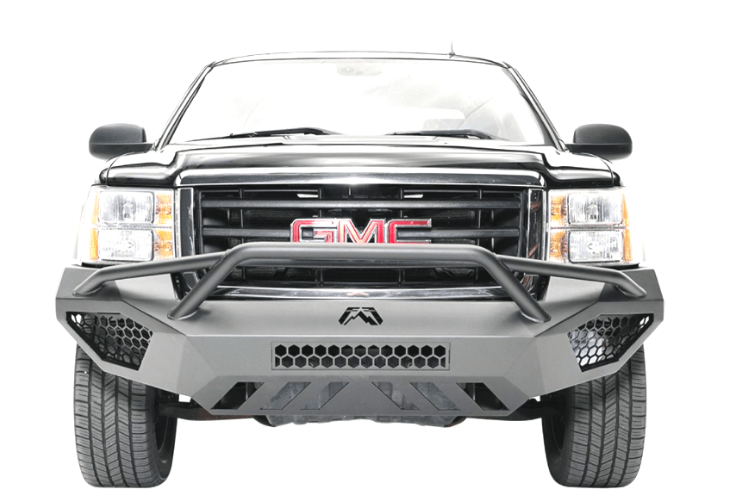 Fab Fours GS07-D2152-1 GMC Sierra 1500 2007-2013 Vengeance Front Bumper Pre-Runner Guard No Sensor