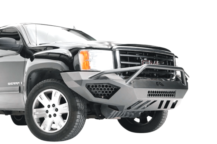 Fab Fours GS07-D2152-1 GMC Sierra 1500 2007-2013 Vengeance Front Bumper Pre-Runner Guard No Sensor