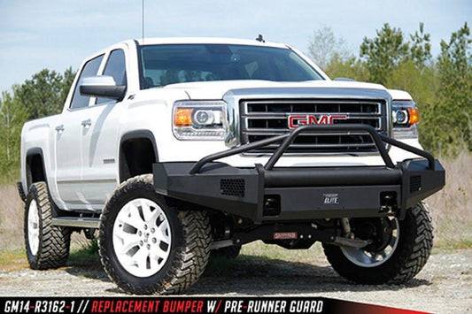 Fab Fours GMC Sierra 1500 2014-2015 Front Bumper with Pre-Runner Guard GS14-R3162-1