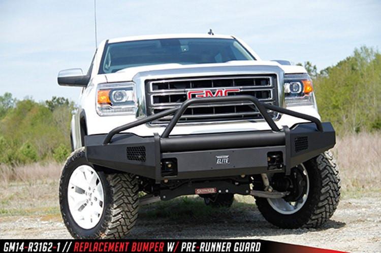 Fab Fours GMC Sierra 1500 2014-2015 Front Bumper with Pre-Runner Guard GS14-R3162-1