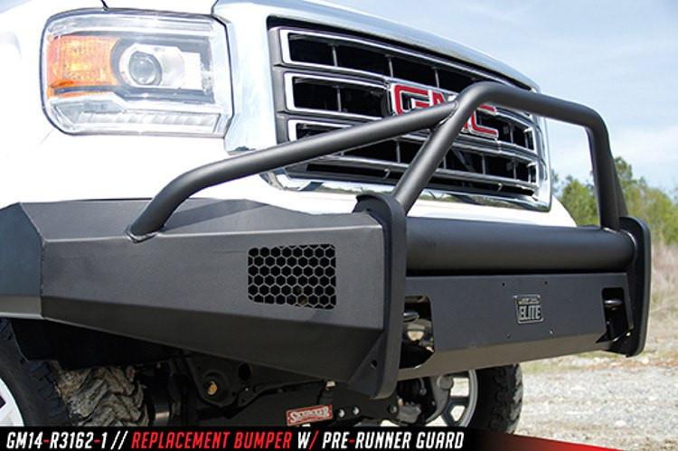 Fab Fours GMC Sierra 1500 2014-2015 Front Bumper with Pre-Runner Guard GS14-R3162-1
