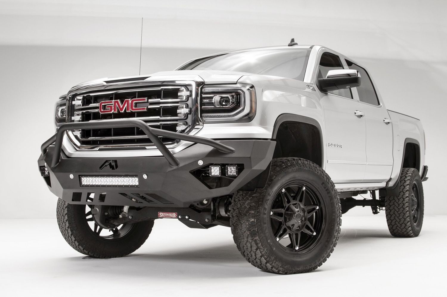 Fab Fours Vengeance Front Bumper GMC Sierra 1500 GS16-D3952-1 2016-2017 Pre-Runner Guard