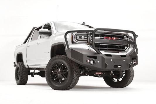 FabFours Premium Truck Front Bumper 2016 GMC Sierra 1500 GS16-F3950-1 - BumperOnly