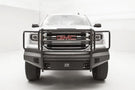 Fab Fours GS16-R3960-1 GMC Sierra 1500 2016-2018 Black Steel Elite Front Bumper with Full Guard