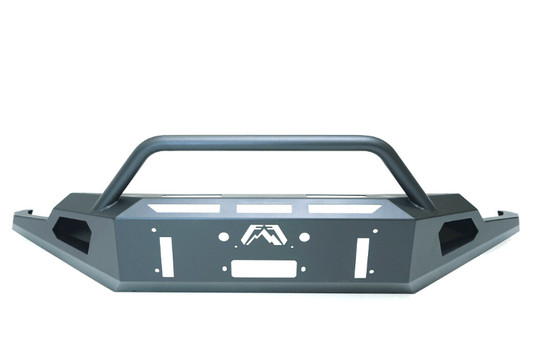 Fab Fours Red Steel GS19-RS3962-1 GMC Sierra 1500 2019-2022 Front Bumper Winch Ready Pre-Runner Guard