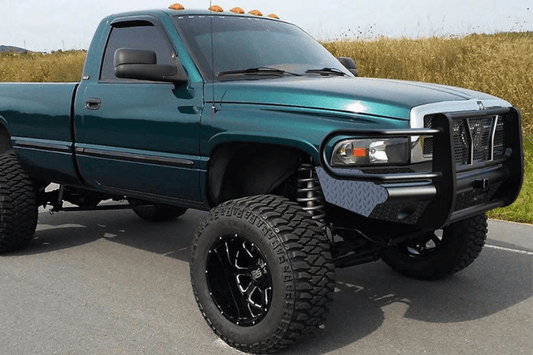 Steelcraft HD12200R Heavy-Duty Replacement Front Bumper with Receiver for 1994-2002 Dodge Ram 2500/3500, designed for maximum durability, protection, and functionality.