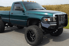 Steelcraft HD12200R Heavy-Duty Replacement Front Bumper with Receiver for 1994-2002 Dodge Ram 2500/3500, designed for maximum durability, protection, and functionality.