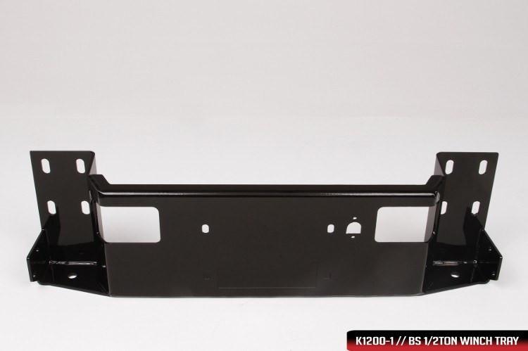 FabFours BLACK STEEL No Guard Front Bumper 2013+ DODGE 1500 DR13-K2961-1 - BumperOnly