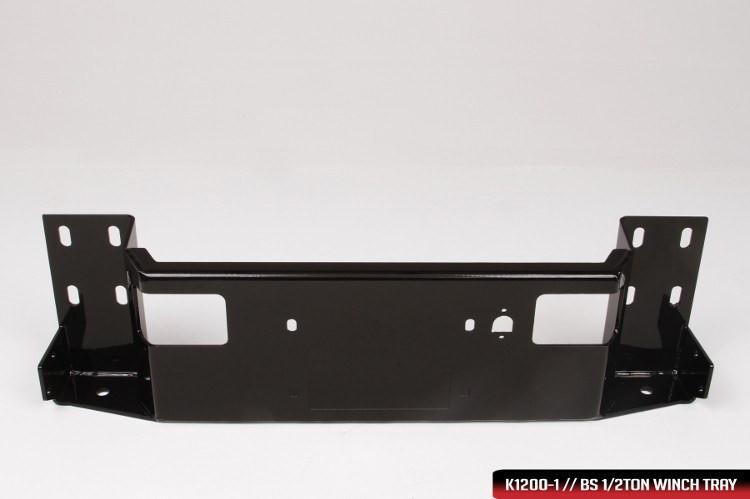 FabFours BLACK STEEL Pre-Runner Front Bumper 2009-2012 DODGE 1500 DR09-K2462-1 - BumperOnly