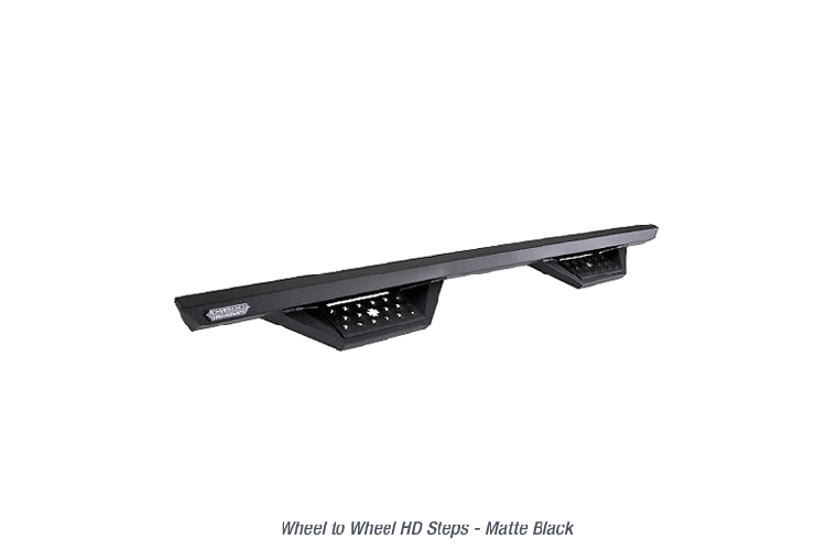 Iron Cross 99110-MB 1999-2016 Ford F250/F350/F450 Super Duty 110" Wheel to Wheel HD Step Bar Matte Black