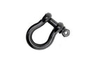 Smittybilt 13047B Black Universal 3/4" Fit Pair Shackles, 9500Lbs