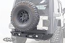 Lod Offroad Destroyer Rear Bumper Jeep Wrangler YJ & TJ 1987-2006 With Tire Carrier JBC9641
