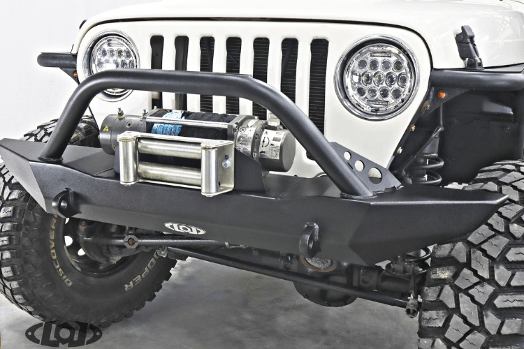 Lod Offroad Destroyer Front Bumper Jeep Wrangler LJ 1987-2006 Full-Width With Bull Bar Guard JFB9675