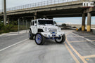 Fab Fours JK07-B1850-1 Jeep Wrangler JK 2007-2018 Lifestyle Front Bumper Winch Ready with Pre-Runner Guard
