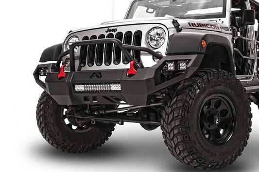 Fab Fours Vengeance Front Bumper Jeep Wrangler JK JK07-D1852-1 2007-2017 Pre-Runner Guard