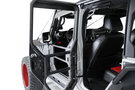 Fab Fours JK1031-1 Jeep Wrangler JK 2007-2018 Full Surround Rear Tube Door