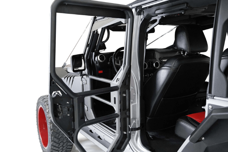 Fab Fours JK1031-1 Jeep Wrangler JK 2007-2018 Full Surround Rear Tube Door