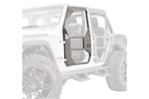 Open doors of a Fab Fours JL1030-1 Jeep Gladiator, showcasing the full surround front tube door design.