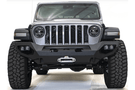 Fab Fours JL18-X4651-1 Jeep Wrangler JL 2018-2025 Matrix Front Bumper Winch Ready No Guard
