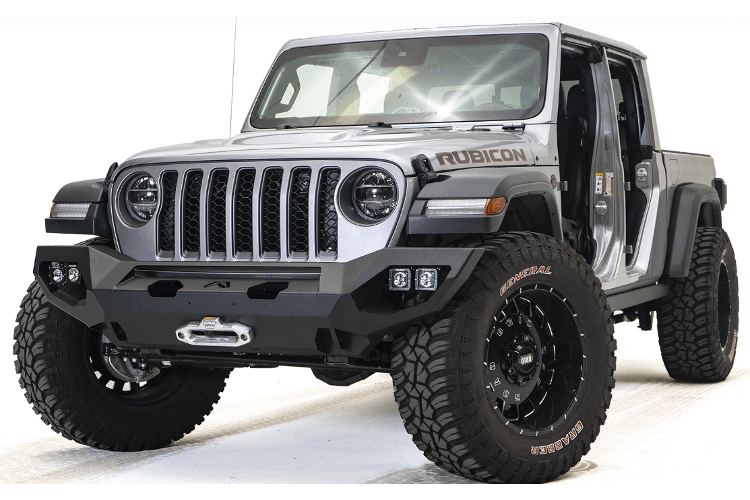 Fab Fours JL18-X4651-1 Jeep Wrangler JL 2018-2025 Matrix Front Bumper Winch Ready No Guard