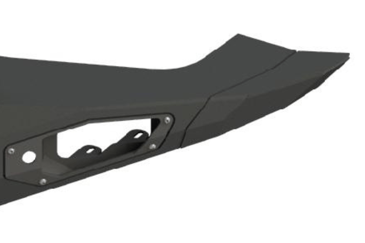 Bodyguard LBF21MYT Ford Bronco 2021-2025 Baja Front Bumper Winch Ready Sensor Textured Black Powdercoat